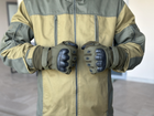 Тактические полнопалые перчатки Tactic армейские перчатки с защитой костяшек размер L цвет Олива (pp-olive-mex-L) - изображение 2