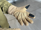 Тактические полнопалые перчатки Tactic армейские перчатки с защитой костяшек размер ХL цвет Койот (pp-coyote-mex-XL) - изображение 6