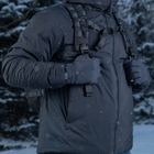 Перчатки M-Tac тактические зимние военные, зимние армейские перчатки зсу черный Black 0 - изображение 9