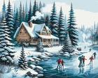 Картина за номерами "Зимові канікули" Brushme 40x50 см (tvo0007610)