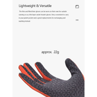 Перчатки спортивные Thin gloves NH21FS035 GL09-T XL navy blue - изображение 4