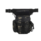 Сумка на ногу Smartex 3P Tactical 10 ST-1003 black cp camouflage - зображення 1