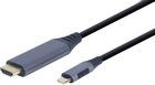Кабель Cablexpert USB-C на HDMI (CC-USB3C-HDMI-01-6) - зображення 1