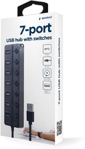 USB-хаб на 7 портів Gembird UHB-U3P1U2P6P-01 - зображення 6