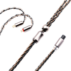 Kabel do słuchawek Kinera Leyding Modular cable 2-pin Brązowy (6973084430695) - obraz 1