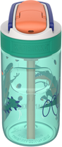Пляшка для води Kambukka Lagoon Kids Juggling Dino 400 мл Світло-зелена (11-04047) - зображення 2