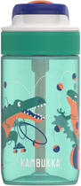 Butelka na wodę Kambukka Lagoon Kids Juggling Dino 400 ml Light Green (11-04047) - obraz 3