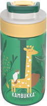 Пляшка для води Kambukka Lagoon Kids Safari Jungle 400 мл Зелена (11-04051) - зображення 4