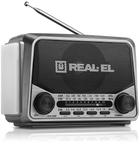 Przenośny odbiornik radiowy Real-El X-525 Szary (EL121800004) - obraz 2