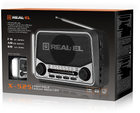 Портативний радіоприймач Real-El X-525 Сірий (EL121800004) - зображення 10