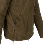 Флісова куртка Helikon - tex Alpha Tactical -Grid Fleece Coyote Розмір XL/R - зображення 6