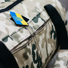 Військова сумка баул, армійський баул Оксфорд пісочний мультикам 120 л тактичний баул, тактичний баул-рюкзак - зображення 9