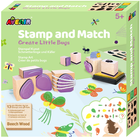 Набір для творчості Avenir Stamp and Match Дрібні комахи (6920773317645) - зображення 1