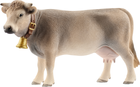 Figurka Schleich Braunvieh Cow 13.5 cm (4055744020568) - obraz 1