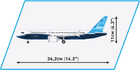 Klocki konstrukcyjne Cobi Technika Boeing 737-8 340 szt. (5902251266080) - obraz 5