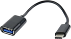 Кабель Cablexpert OTG USB 2.0 A-мама/Type-C 0.2 м (AB-OTG-CMAF2-01) - зображення 1