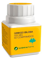 Дієтична добавка BotanicaPharma Ginkgo Biloba 500 мг 60 таблеток (8435045200139) - зображення 1