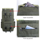 Туристичний тактичний рюкзак на 110 л 83 х 40 х 40 см Хакі (25212) - зображення 3