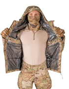 Куртка тактична зимова військова Ріп Стоп з тепловідбивною підкладкою Omni Hit Multicam з капюшоном Мультикам р.3XL - зображення 4