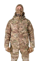 Куртка тактическая зимняя военная Рип Стоп с теплоотражающей подкладкой Omni Hit Multicam с капюшоном Мультикам р.L - изображение 3