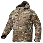 Куртка тактическая зимняя военная Рип Стоп с теплоотражающей подкладкой Omni Hit Multicam с капюшоном Мультикам р.2XL - изображение 7