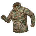 Куртка тактическая демисезонная мужская для силовых структур CM Stalker SoftShell Мультикам (7089), L TR_7089(L) - изображение 1