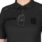 Поло футболки жіноча тактична універсальна сорочка для поліцейських Camotec CG Pani Paladin Чорний XS TR_7179(XS) - зображення 6