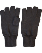 Перчатки тактические демисезонные без пальцев для силовых структур KOMBAT UK Fingerless Gloves Uni TR_kb-fg-blk - изображение 1