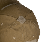 Бейсболка тактическая износостойкая практичная кепка для силовых структур Tactic Canvas Койот (5852) TR_5852 - изображение 5