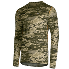 Лонгслив тактический эластичная футболка с длинным рукавом для силовых структур Камуфляж (5717), XXL TR_5717XXL - изображение 1