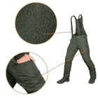 Штани тактичні зимові чоловічі утеплені штани для силових структур Patrol Taslan Олива (7355), M TR_7355-M - зображення 4