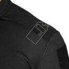 Поло футболка тактична чоловіча тактична з довгим рукавом для силових структур Paladin Чорна (7367), M TR_7367-M - зображення 6