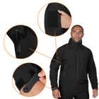 Куртка тактична демісезонна чоловіча для силових структур Phantom System Чорна (7287), L TR_7287-L - зображення 5