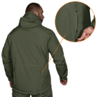 Куртка тактическая демисезонная мужская для силовых структур Stalker SoftShell Олива (7225), L TR_7225(L) - изображение 3