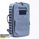 Рюкзак для дронов защитный тактический универсальный для силовых структур Brotherhood Серый L 30л TR_BH-ZRD-01G - изображение 1