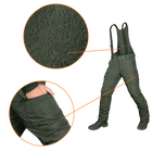 Штани тактичні зимові чоловічі утеплені штани для силових структур Patrol Taslan Олива (7355), XL TR_7355-XL - зображення 4
