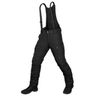Штани тактичні зимові чоловічі утеплені штани для силових структур Patrol Taslan Чорні (7357), S TR_7357-S - зображення 1