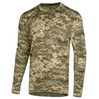 Лонгслів чоловічий тактичний еластичний футболка з довгим рукавом для силових структур Піксель (7249), M TR_7249-M - зображення 1