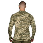 Лонгслів чоловічий тактичний еластичний футболка з довгим рукавом для силових структур Піксель (7249), M TR_7249-M - зображення 3
