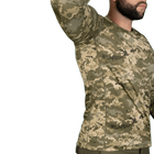 Лонгслів чоловічий тактичний еластичний футболка з довгим рукавом для силових структур Піксель (7249), M TR_7249-M - зображення 4