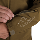 Куртка тактическая демисезонная мужская для силовых структур Phantom System Койот (7293), M TR_7293-M - изображение 6
