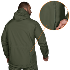Куртка тактична демісезонна чоловіча для силових структур Stalker SoftShell Олива (7225), M TR_7225(M) - зображення 3
