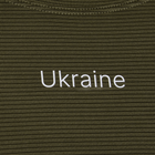 Лонгслів чоловічий тактичний еластичний футболка з довгим рукавом для силових структур Оліва Ukraine (7342), M TR_7342-M - зображення 4