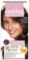 Farba do włosów L'Oreal Paris Casting Natural Gloss 323 Czekoladowy Ciemny Brąz 240 g (3600524086428) - obraz 1