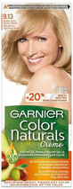 Крем-фарба для волосся Garnier Color Naturals Creme 9.13 Дуже світлий бежево-русявий 156 г (3600540379252) - зображення 1