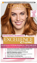 Фарба для волосся L'Oreal Paris Excellence Creme 7.43 Мідно-золотистий блонд 270 г (3600010023678)