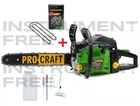 Бензопила ProCraft GS-50 (1 шина 40см, 1 цепь) + Цепь ProCraft Industrial супер зуб (0,325 по 64 зв., шина 40)