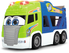 Transporter ABC Dickie Toys "Scania.Tim" z miękkim autem, z efektami dźwiękowymi i świetlnymi 42 cm (204117000) - obraz 4