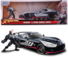 Машина металева Jada Марвел Людини-Павук Dodge Viper SRT10 (2008) + фігурка Венома 1:24 (253225015) - зображення 11