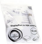 Adapter Cablexpert DisplayPort na VGA (A-DPM-VGAF-02-W) - obraz 2